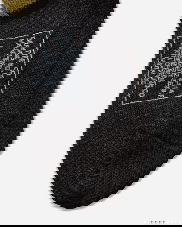 Sokker KAPITAL SUPER TRUMP MA-1 56 Yarns Happy Heel Socks Sort | EK-1582XS BLACK, 3