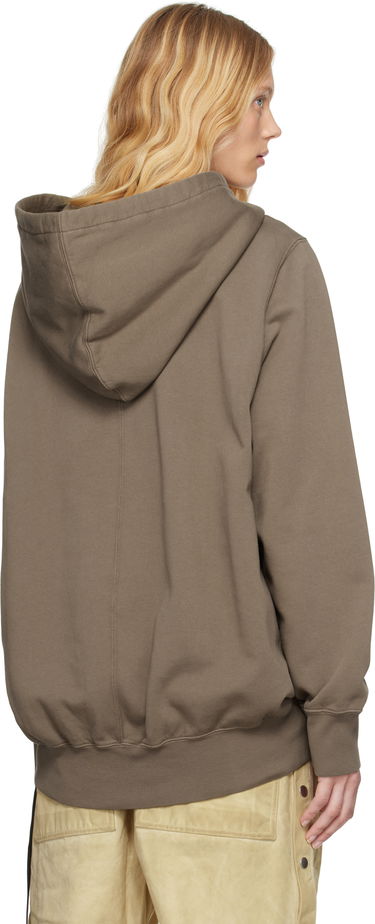 Sweatshirt Rick Owens Rick Owens DRKSHDW Hollywood Oversized Hoodie Brun | DS01E3241 FP, 2