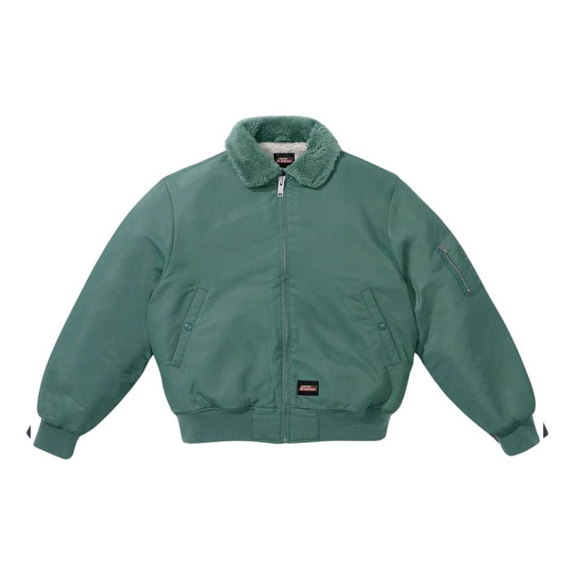 Bomberjakke Supreme Fur Collar Bomber Jacket Grøn | SUP-FW23-161
