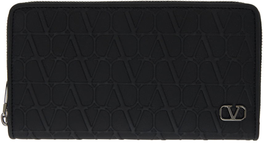 Tegnebog Valentino Garavani Embossed Wallet Sort | 4Y2P0570KXM, 0