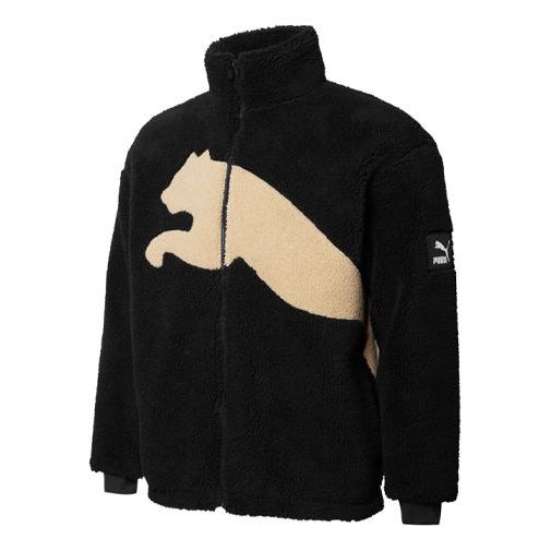 Sweater Puma Sherpa  Large Logo Stay Warm Jacket Sort | 848418-01, 0