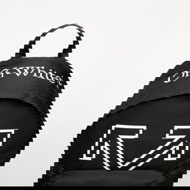 Rygsæk Off-White Black Heritage Backpack with Logo Sort | OMNB123C99FAB0011001, 2