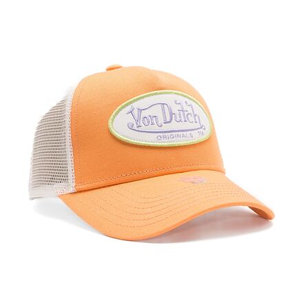Kasket Von Dutch Trucker Boston Peach/White Orange | VD7030425, 0