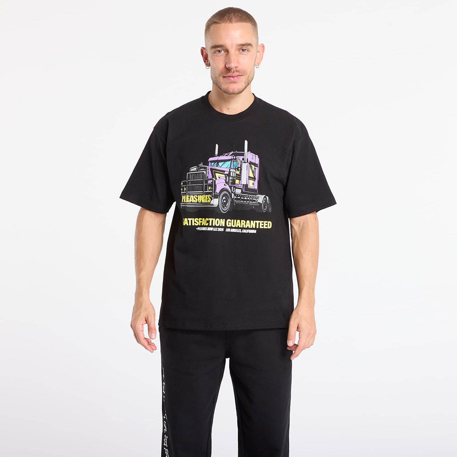 T-shirt Pleasures PLEASURES Big Load T-Shirt Sort | P25F067-BLACK, 0