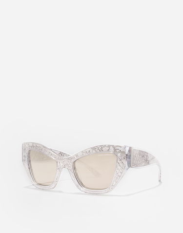 Solbriller Dolce & Gabbana Dolce & Gabbana DG Lace Sunglasses Grå | VG4494VP3AP9V000, 2