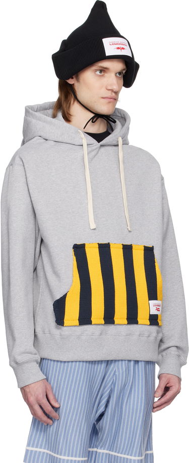 Sweatshirt Charles Jeffrey Loverboy Charles Jeffrey LOVERBOY Patch Ears Hoodie Grå | 54100701, 1