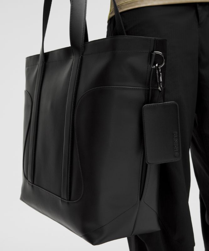 Nøgleringe lululemon Leather Alternative Tag with Carabiner SLNSH Collection Sort | prod11870532, 1