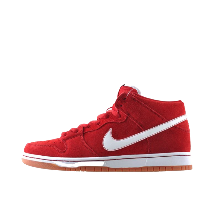 Sneakers og sko Nike SB SB Dunk Mid Brickhouse White Rød | 314383-601