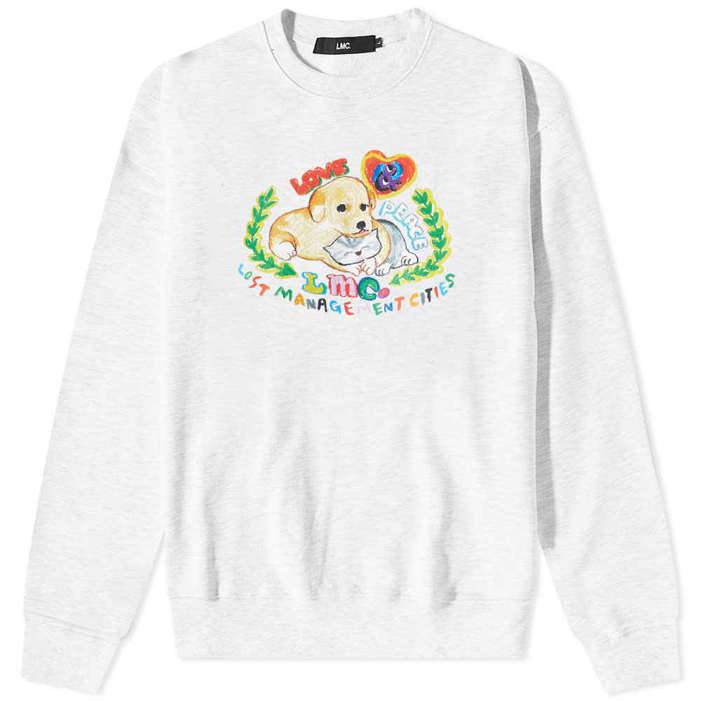Sweatshirt LMC Pet Friends Crew Sweat Hvid | 0LM22FSW111-LHG, 0