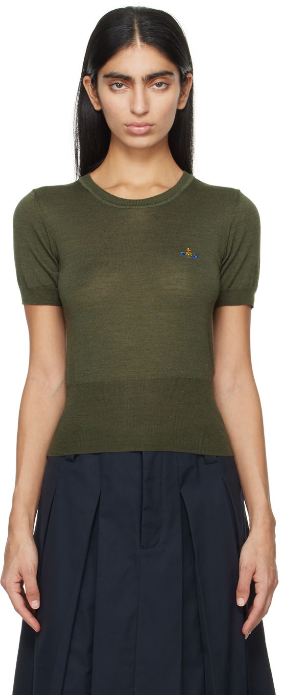Sweater Vivienne Westwood Bea Sweater Grøn | 1803002Q-Y001A