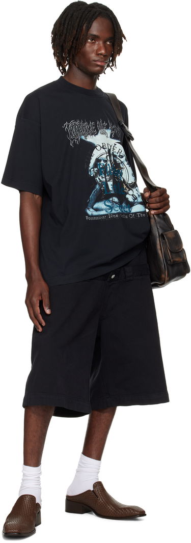 T-shirt VETEMENTS VETEMENTS Cradle of Filth 'Filthy Secret' Oversized T-Shirt Sort | UCF76TR600B, 3