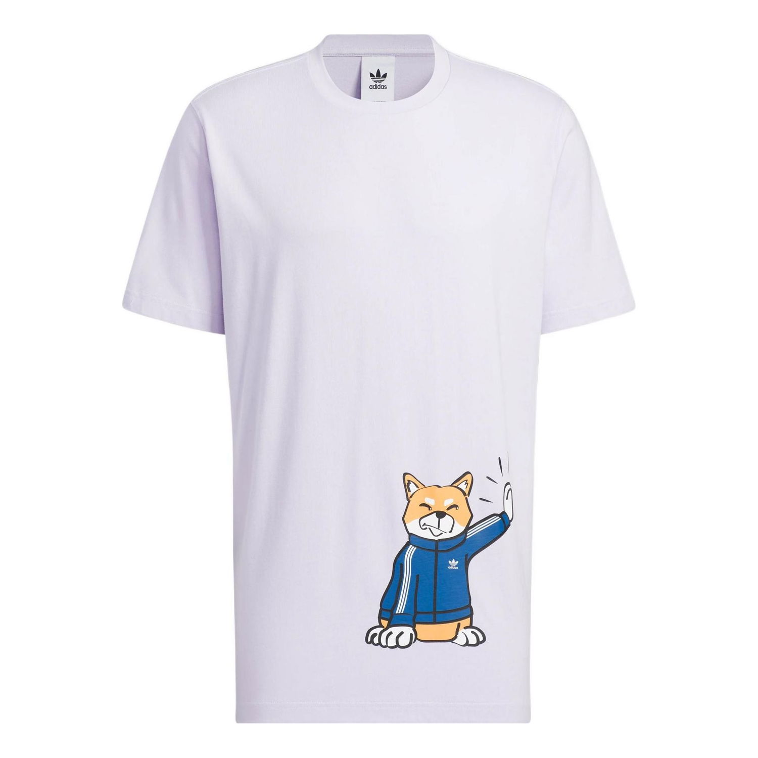 T-shirt adidas Originals adidas Originals Shiba Inu Graphic Tee Lilla | H49576, 0
