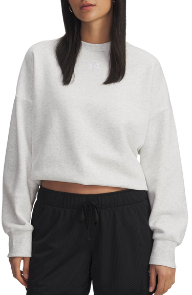 Sweatshirt Under Armour Rival Fleece OS Crewneck Sweatshirt Grå | 1386463-023, 0