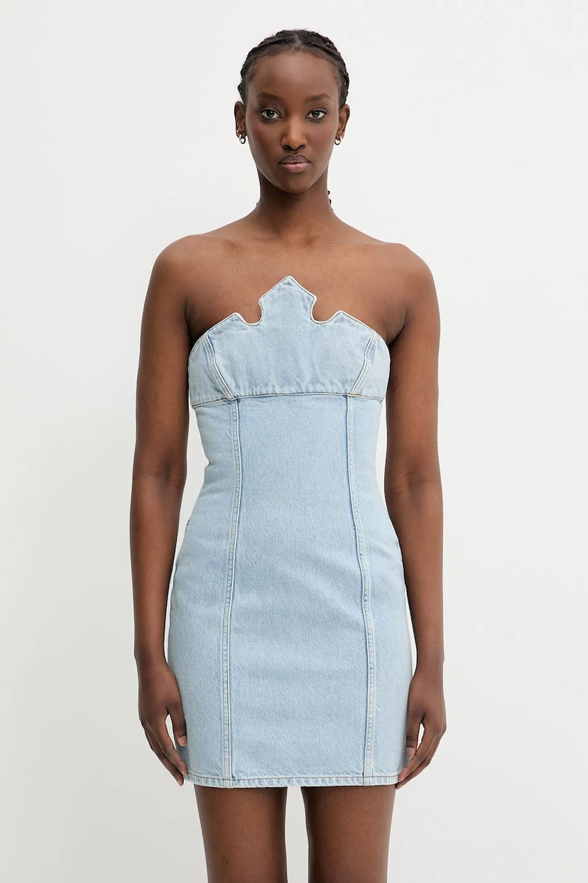Kjole Coperni Coperni x Disney Crown Mini Fitted Dress Blå | DR190F2024
