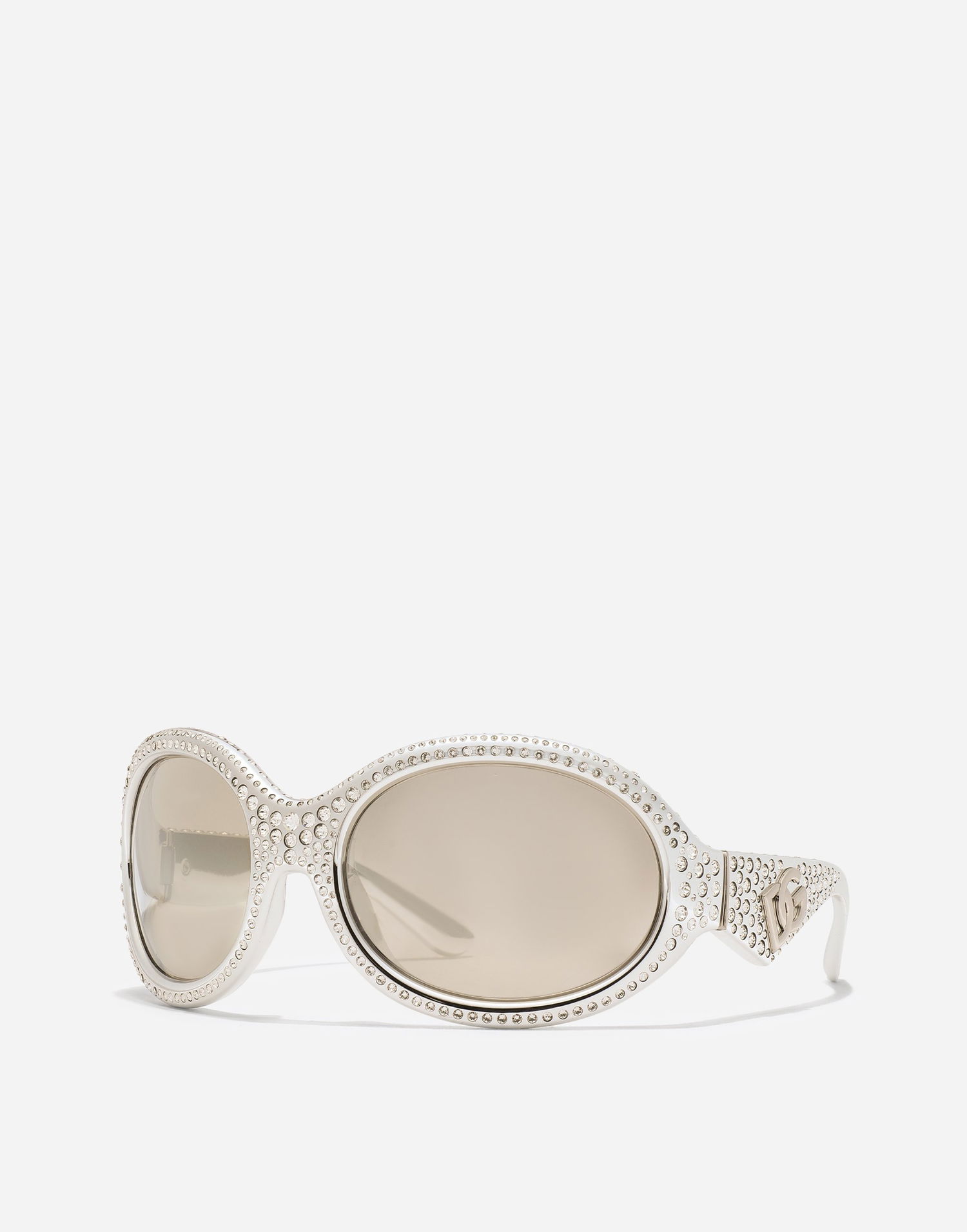 Solbriller Dolce & Gabbana Dolce & Gabbana Crystal Sunglasses Collection Onesize Hvid | VG6201VN96G9V000, 1