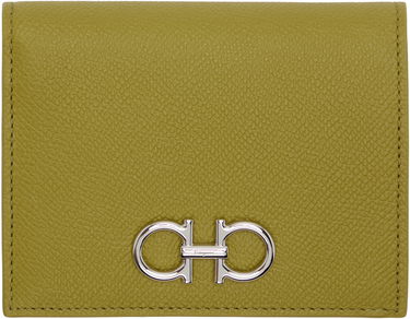 Tegnebog FERRAGAMO Ferragamo Gancini Compact Wallet Grøn | 785138, 0