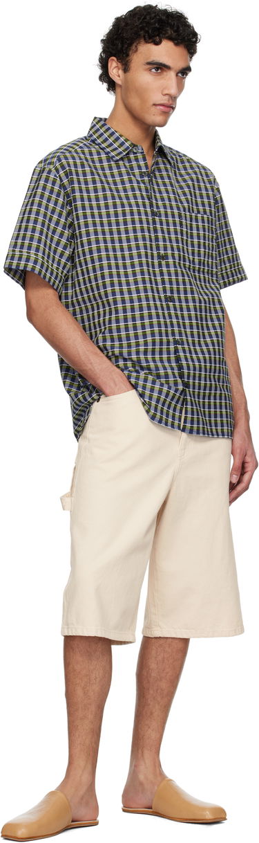 Skjorte A.P.C. A.P.C. Ross Plaid Short-Sleeve Shirt Flerfarvet | COHGA-H12541, 3
