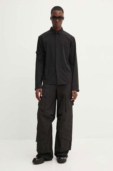 Skjorte HELIOT EMIL Regular Fit Shirt With Classic Collar Sort | PREAW24.M.05.053.BLK01, 1