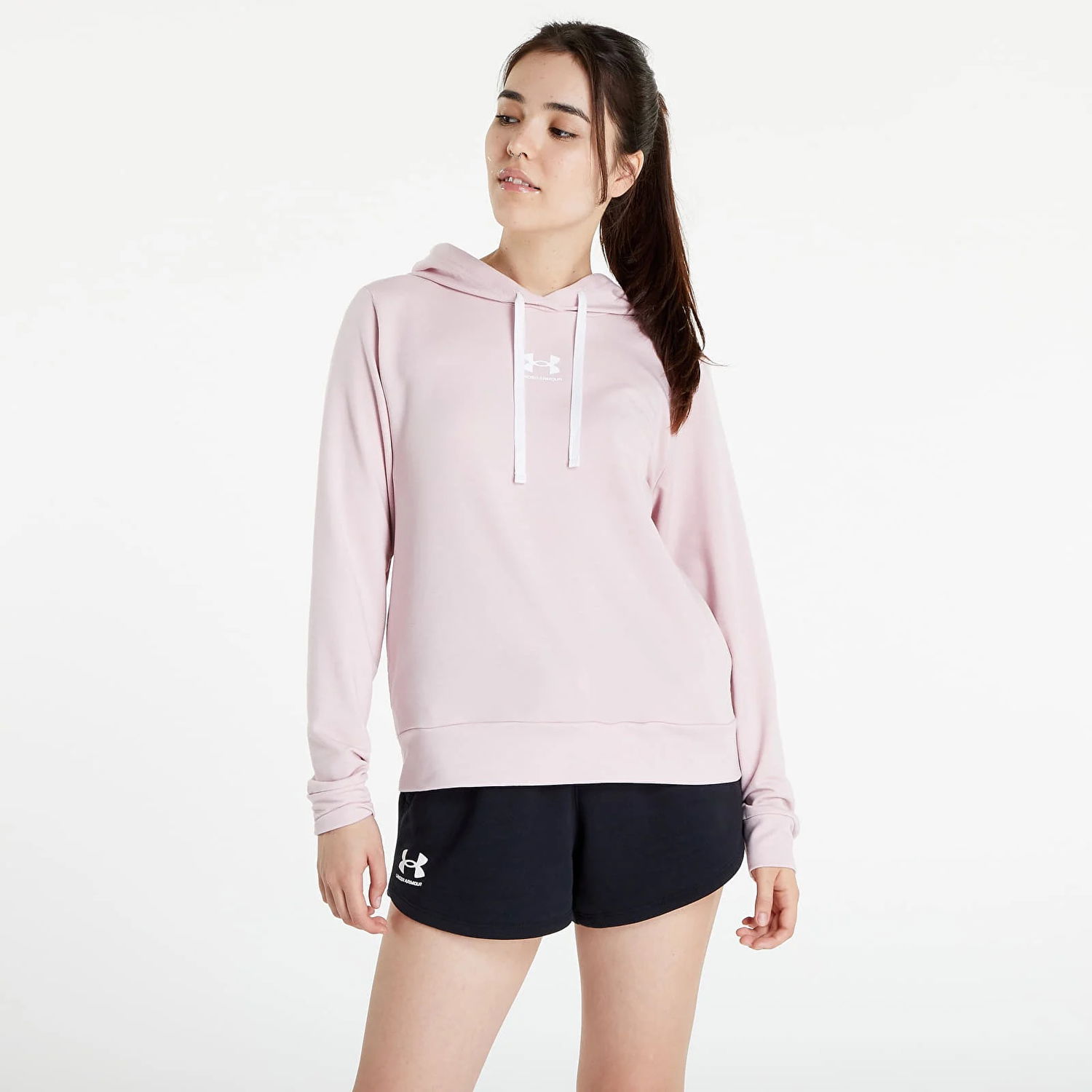 Sweatshirt Under Armour Rival Terry Lyserød | 1369855-676, 0