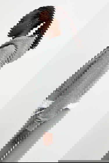 Sweatshirt Ksubi KSUBI Sott Origin Cropped Hoodie Grå | WSP25FL003, 1