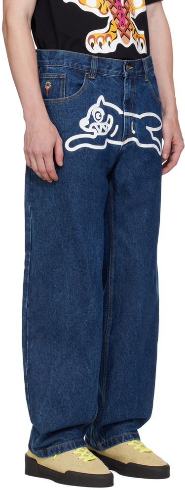 Jeans BBC IceCream Running Dog Double Scoop Jeans Blå | ICD002, 1
