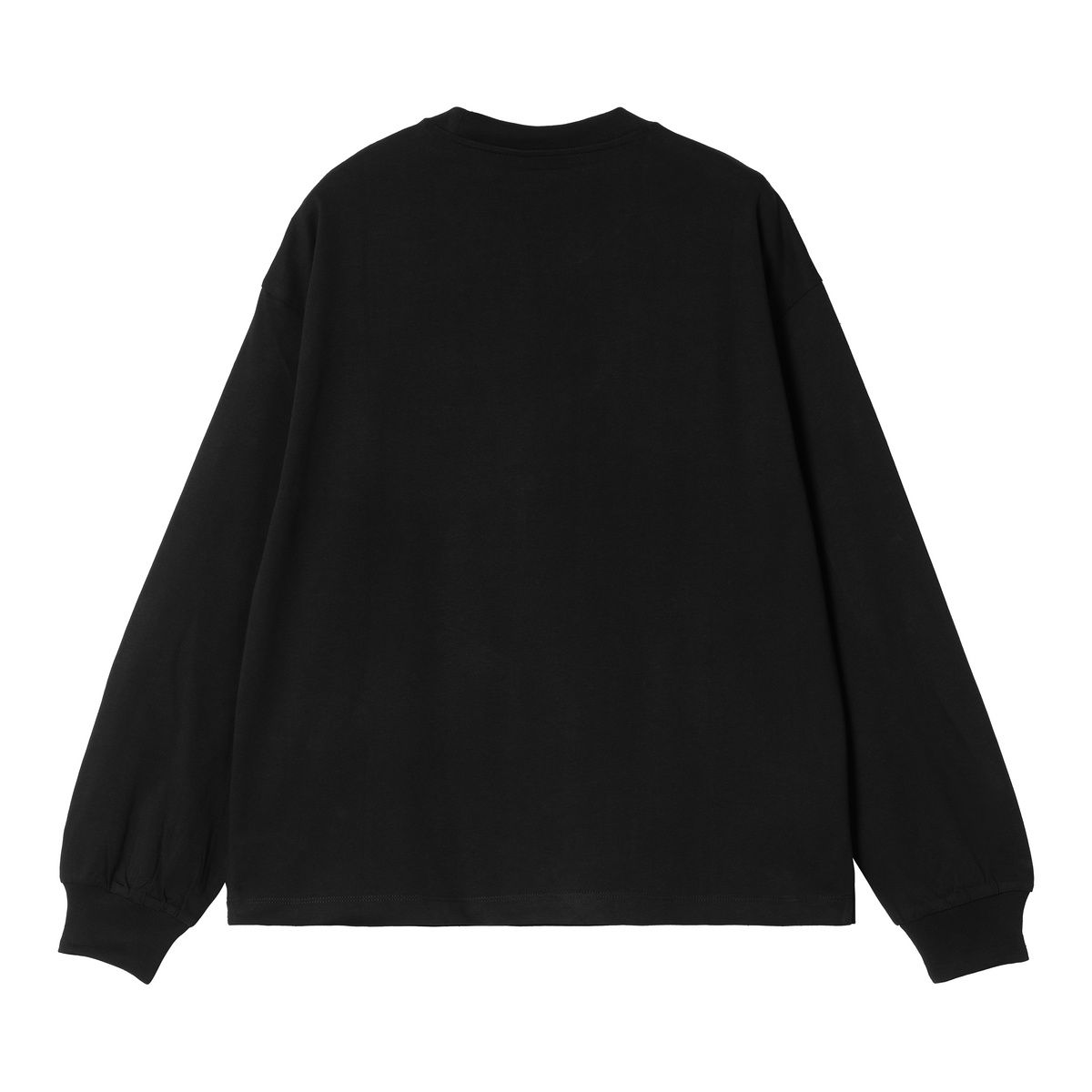 T-shirt Carhartt WIP Long Sleeve Grayson T-Shirt Sort | I034378_9, 1