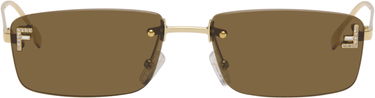 Solbriller FENDI Fendi First Crystal Sunglasses Brun | FE4172US@5432E 840126860528, 0