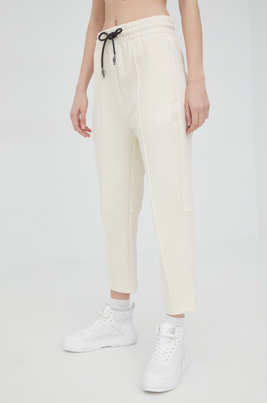 Joggingbukser adidas Performance adidas Performance Printed Sweatpants Hvid | HB1449, 0
