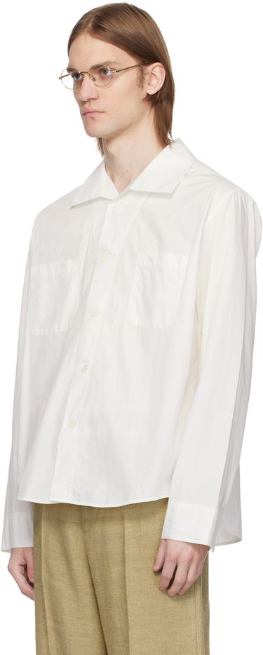 Skjorte OUR LEGACY OUR LEGACY Funnel Shirt Hvid | M2252FW, 3