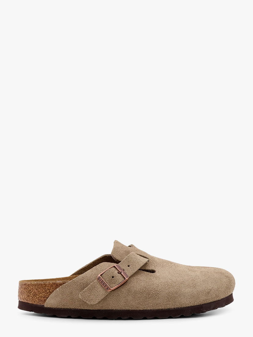 Sneakers og sko Birkenstock Birkenstock Boston Suede Clogs Beige | 060463TAUPE