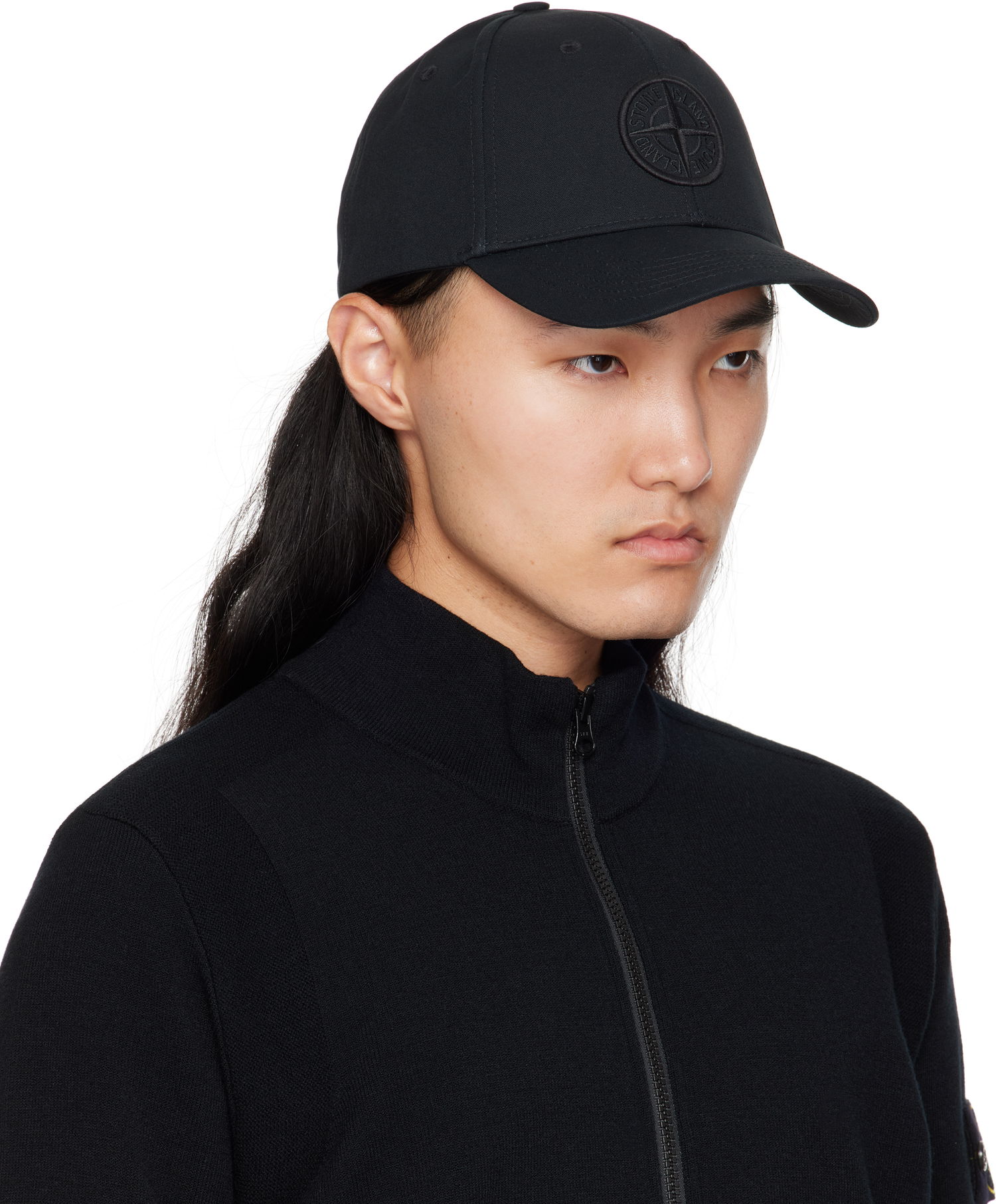 Kasket Stone Island Stone Island Cotton Reps Cap Sort | S15 9100013 S0248, 1