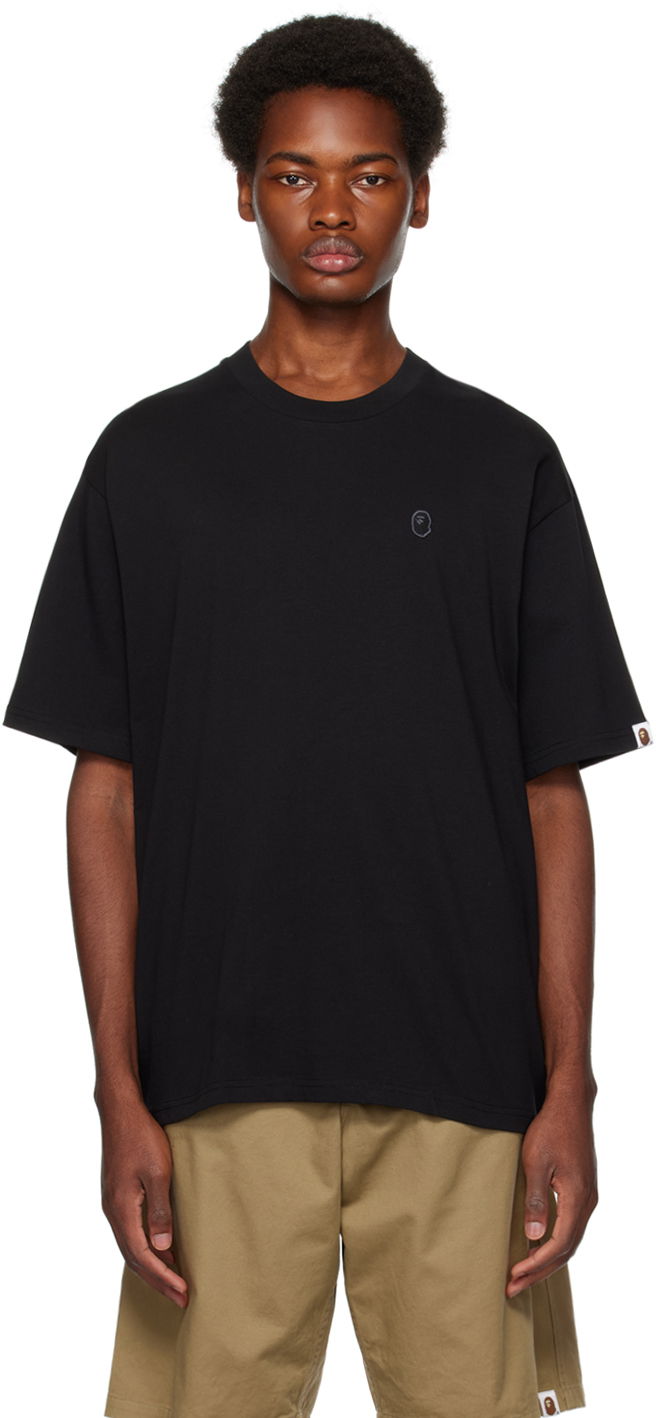 T-shirt BAPE Ape Head One Point T-Shirt Sort | 001CSJ801071I, 0