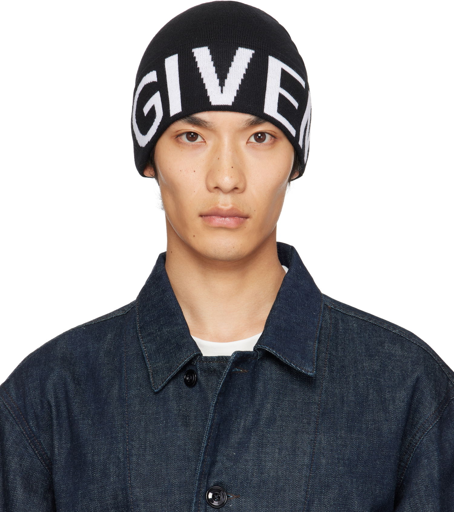 Beanie Givenchy Givenchy Jacquard Beanie Sort | 710003973001-U7925, 0