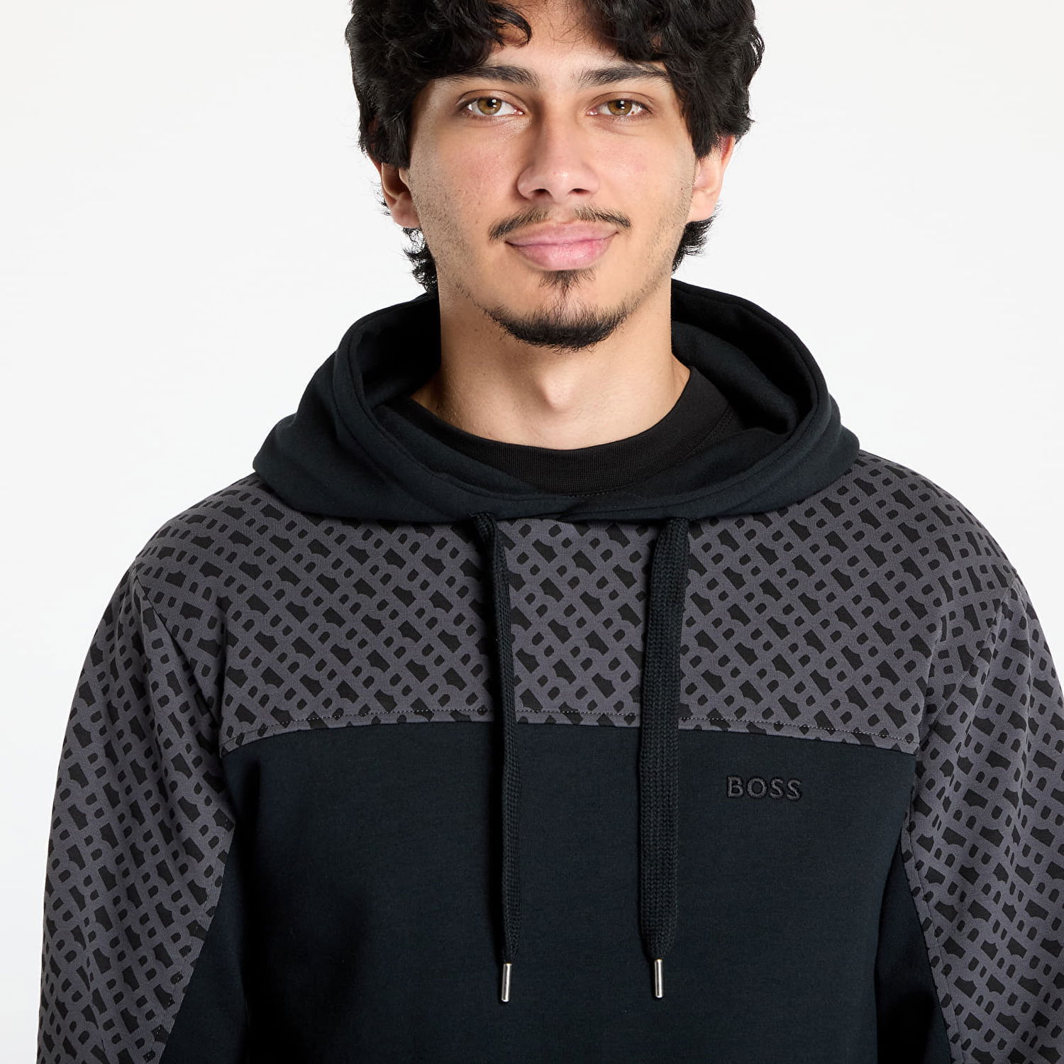 Sweatshirt BOSS Hugo Boss Luke Hoodie Sort | 50540534-001, 1
