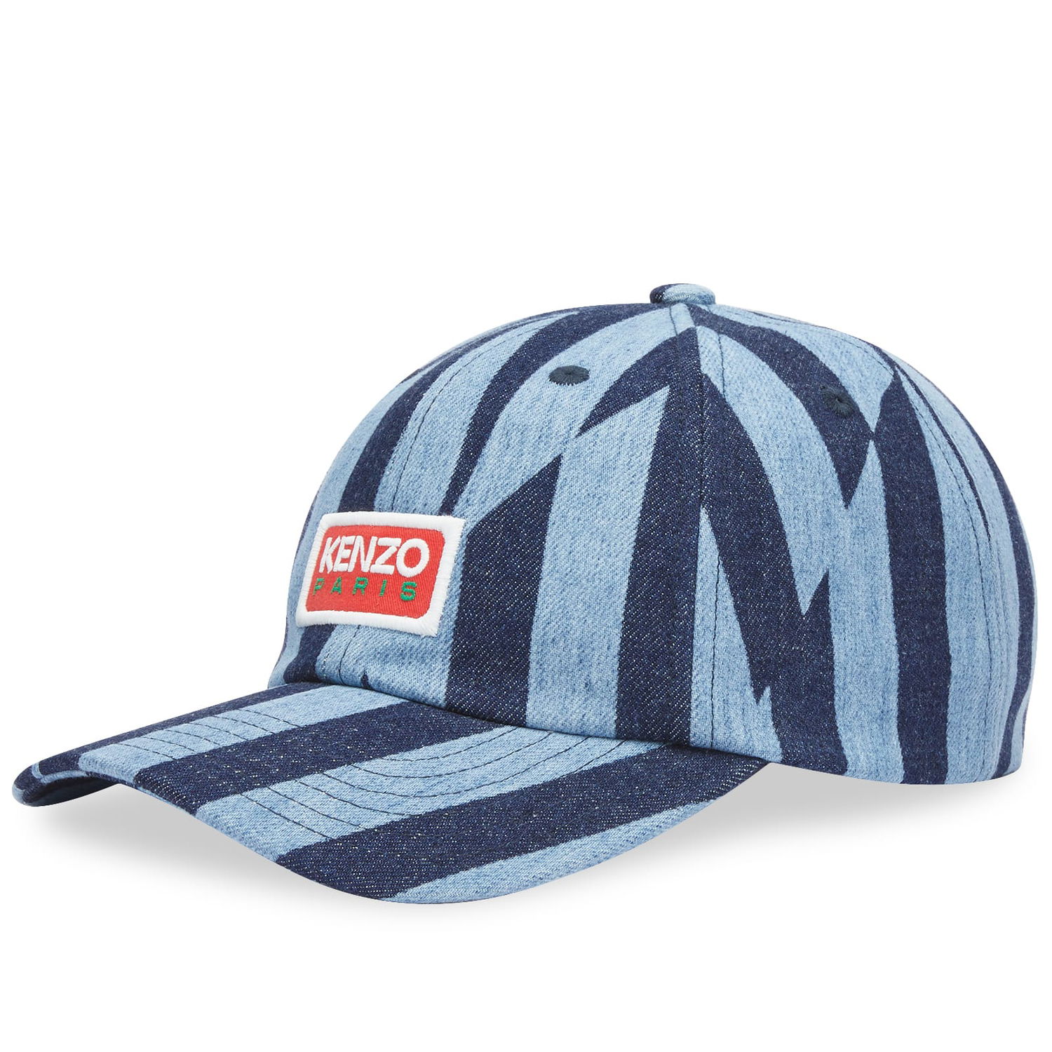 Kasket KENZO Denim Cap Rinse Blue Denim Blå | FD65AC5016R1-DM, 0