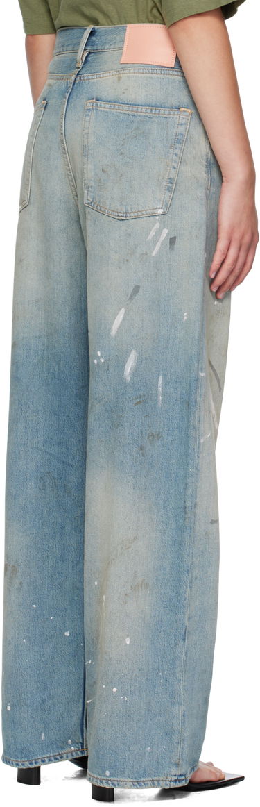 Jeans Acne Studios Acne Studios 1981 U Paint Splatter Jeans Blå | C00096-, 2