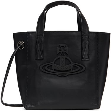 Mulepose Vivienne Westwood Vivienne Westwood Sarah Small Leather Tote Sort | 4D030006U-L00AN-, 0
