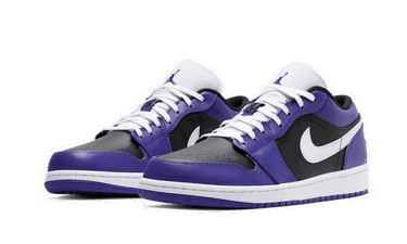 Sneakers og sko Jordan Air Jordan 1 Low ''Black Court Purple'' GS Lilla | 553560-501, 2