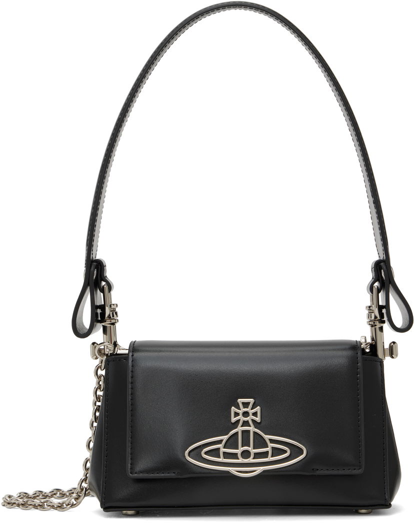 Håndtaske Vivienne Westwood Vivienne Westwood Hazel Small Shoulder Bag Sort | 4603000IW-L0077-