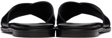 Tilbehør Aeyde Aeyde Sonia Leather Crisscross Slide Sandals Sort | A11-FS-BRNS08FL62-SS24-800-001, 1