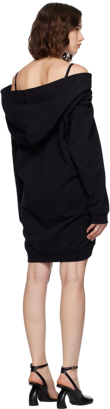 Kjole Maison Margiela MM6 Maison Margiela Off-The-Shoulder Sweatshirt Dress Sort | S52DD0074 M25014, 2