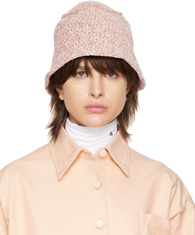 Hat BY FAR BY FAR Robbie Bucket Hat Lyserød | 23CRROBICPCHEN