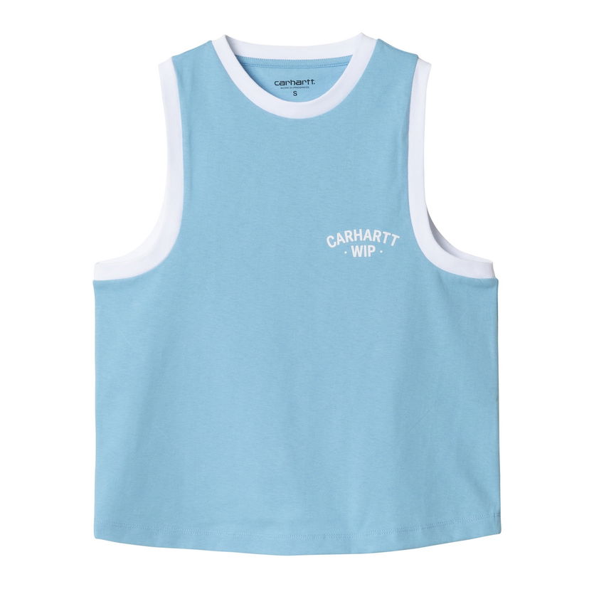 Tanktop Carhartt WIP Carhartt WIP Women's Ringer Tank Top Blå | I034678_9