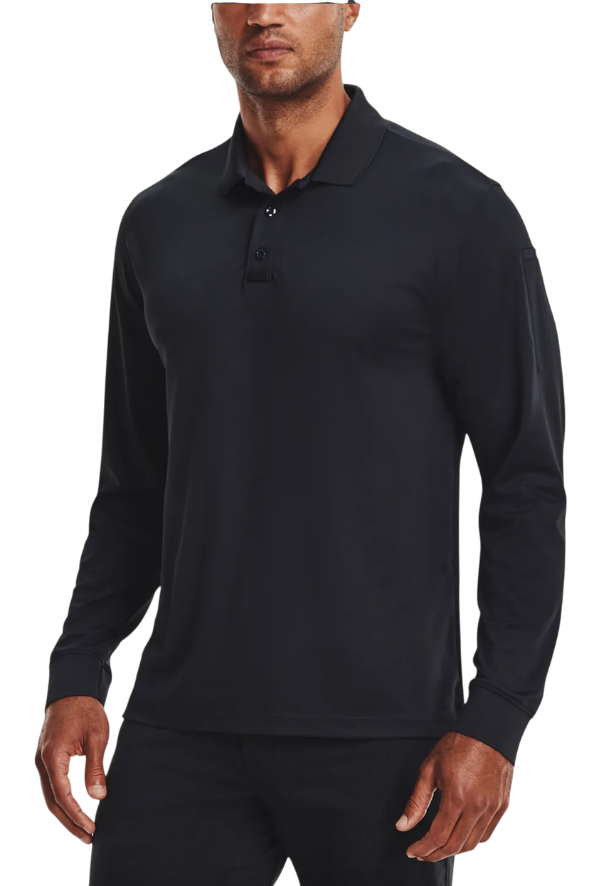 Polo skjorte Under Armour Under Armour Tac Performance 2.0 Long Sleeve Polo Shirt Sort | 1365383-465