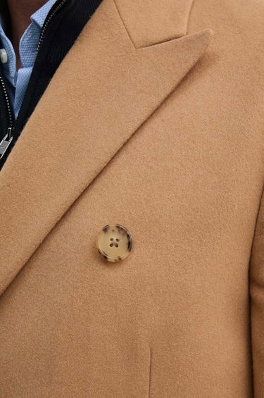Frakker Paul Smith Paul Smith Double-Breasted Wool Coat Beige | M1R.224P.N00110, 4