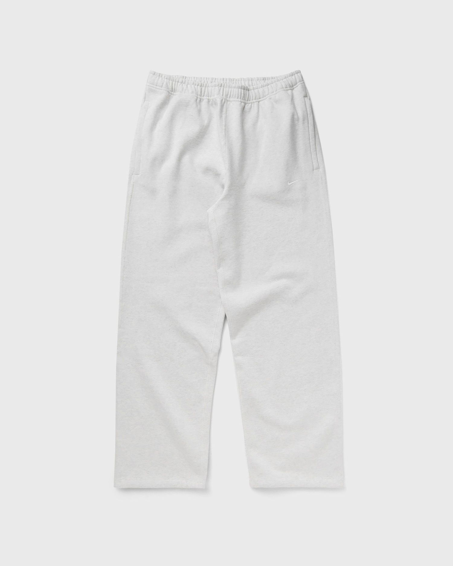 Joggingbukser Nike Solo Swoosh Open-Hem Brushed-Back Fleece Pants Hvid | FN3342-051, 0
