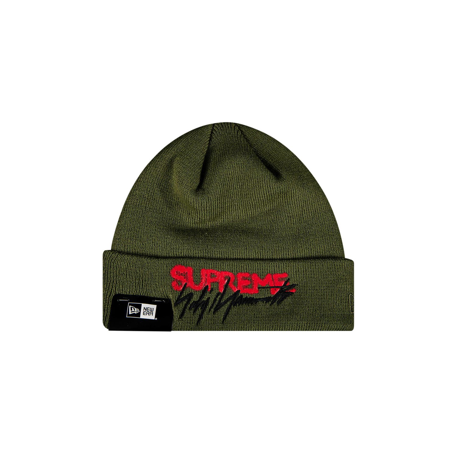 Beanie Supreme Yohji Yamamoto x New Era Beanie Grøn | FW20BN5 OLIVE, 1