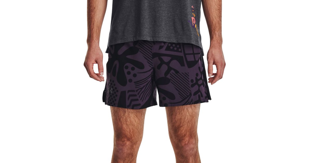 Shorts Under Armour WE RUN IN PEACE SHORTS Sort | 1377048-001, 1