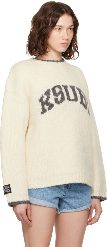 Sweater Ksubi Ksubi Moment Knit Sweater Hvid | WPF25KW001, 1