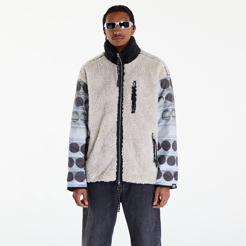 Jakke adidas Originals Song For The Mute x Fleece Jacket UNISEX Beige Beige | IY9514